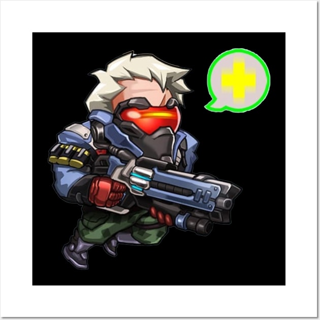 soldier 76 Wall Art by mprokolo corgi